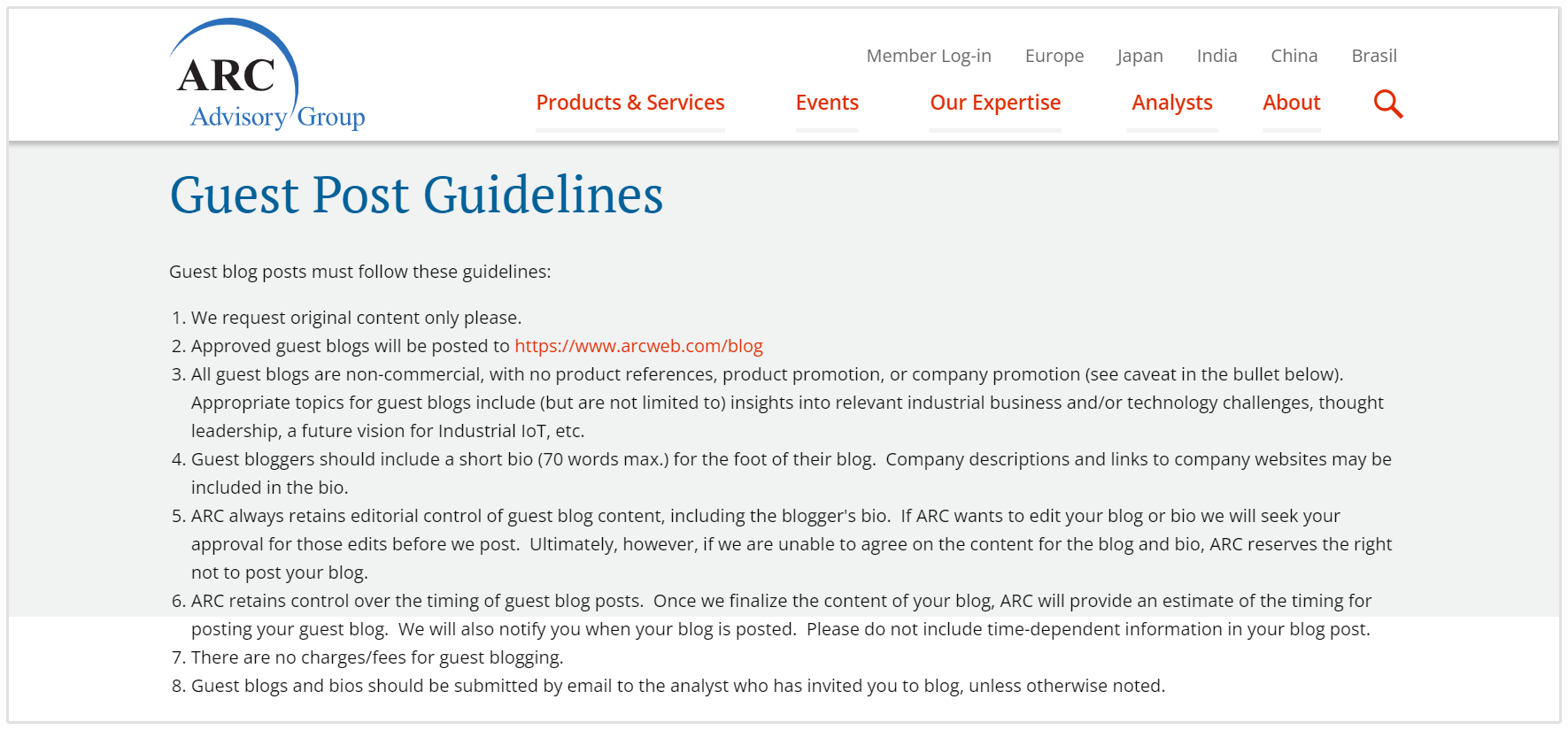 Guest Post Guidelines